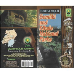 Tourist Map of Semiliki and Kibale National Parks