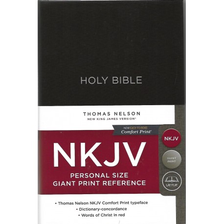 HOLY BIBLE NKJV -THOMAS NELSON -COMFORT PRINT