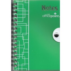NoteBook A6 Spiral with Button