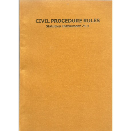 CIVIL PROCEDURE RULES
