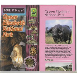 Tourist Map of Queen Elizabeth National Park