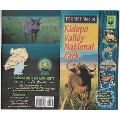 Tourist Map of Kidepo Valley National Park