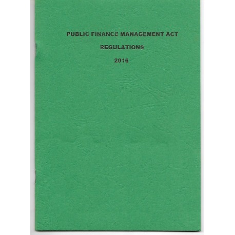 Public Finance Management Act Regulations 2016